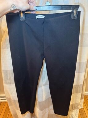 The Row Black Slim Cropped Trousers